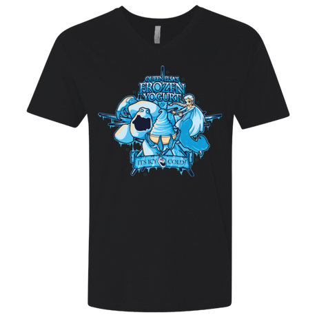 T-Shirts Black / X-Small FROZEN YOGURT Men's Premium V-Neck