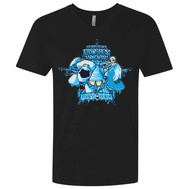 T-Shirts Black / X-Small FROZEN YOGURT Men's Premium V-Neck