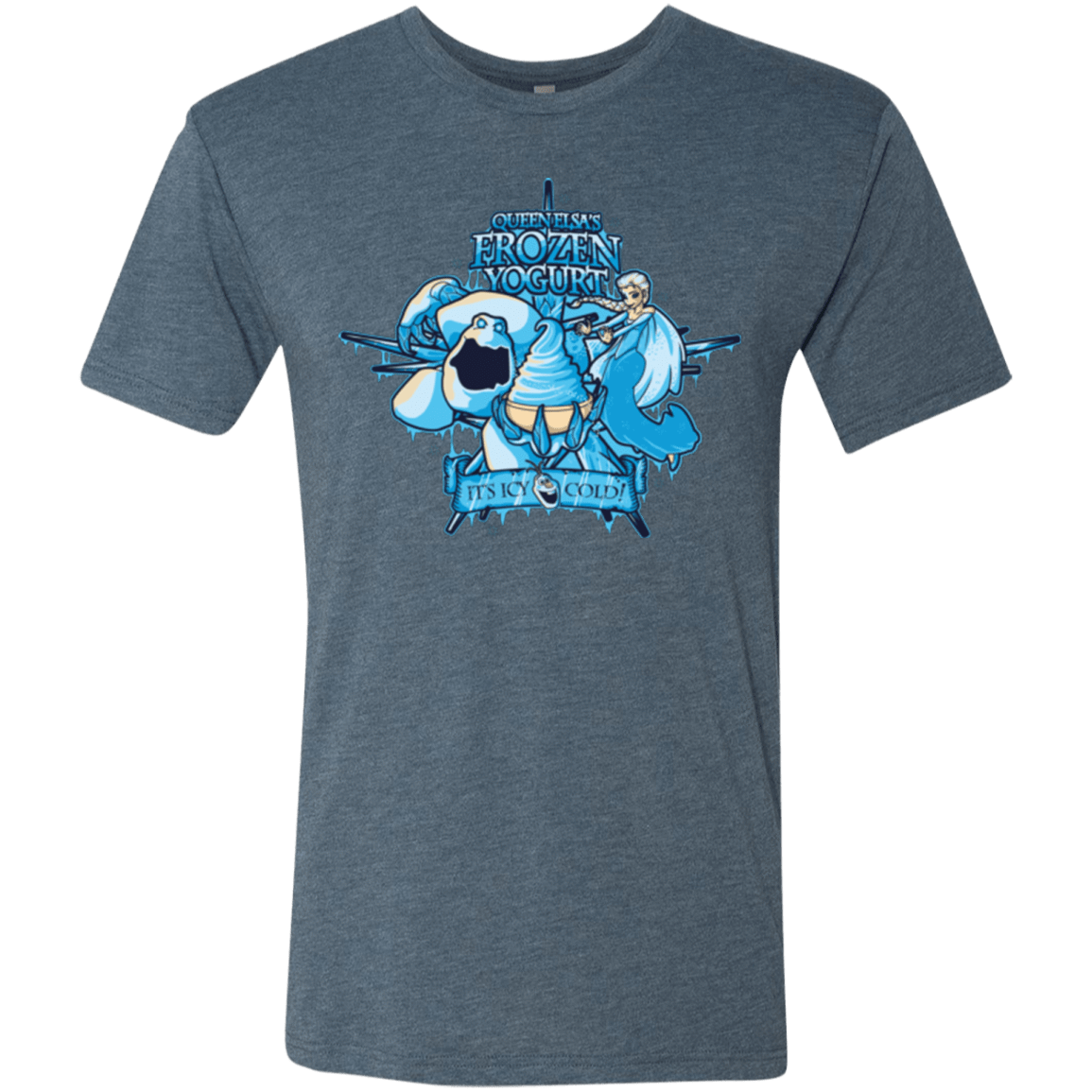 T-Shirts Indigo / Small FROZEN YOGURT Men's Triblend T-Shirt