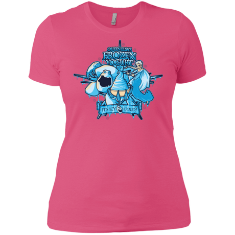 T-Shirts Hot Pink / X-Small FROZEN YOGURT Women's Premium T-Shirt