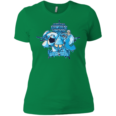 T-Shirts Kelly Green / X-Small FROZEN YOGURT Women's Premium T-Shirt