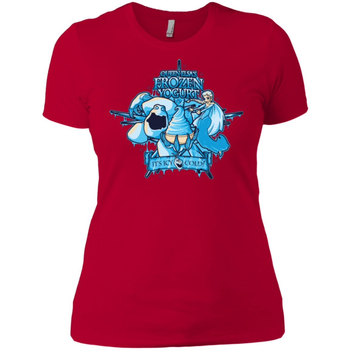 T-Shirts Red / X-Small FROZEN YOGURT Women's Premium T-Shirt