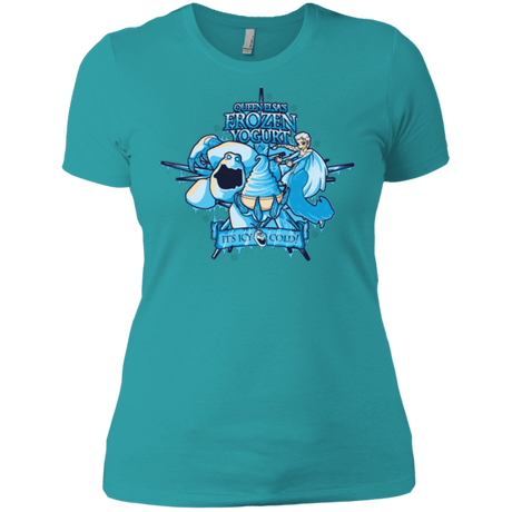 T-Shirts Tahiti Blue / X-Small FROZEN YOGURT Women's Premium T-Shirt