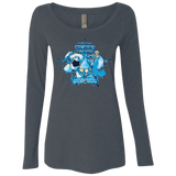 T-Shirts Vintage Navy / Small FROZEN YOGURT Women's Triblend Long Sleeve Shirt