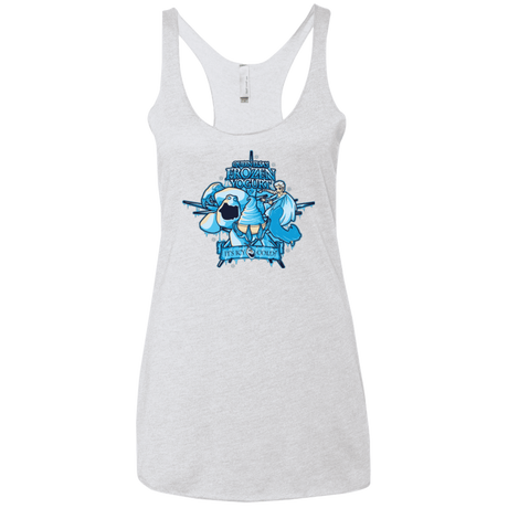 T-Shirts Heather White / X-Small FROZEN YOGURT Women's Triblend Racerback Tank