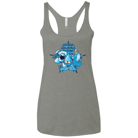 T-Shirts Venetian Grey / X-Small FROZEN YOGURT Women's Triblend Racerback Tank