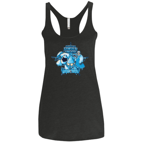 T-Shirts Vintage Black / X-Small FROZEN YOGURT Women's Triblend Racerback Tank