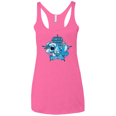 T-Shirts Vintage Pink / X-Small FROZEN YOGURT Women's Triblend Racerback Tank