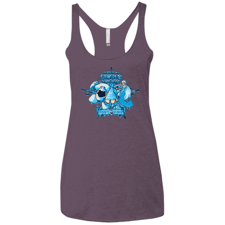 T-Shirts Vintage Purple / X-Small FROZEN YOGURT Women's Triblend Racerback Tank