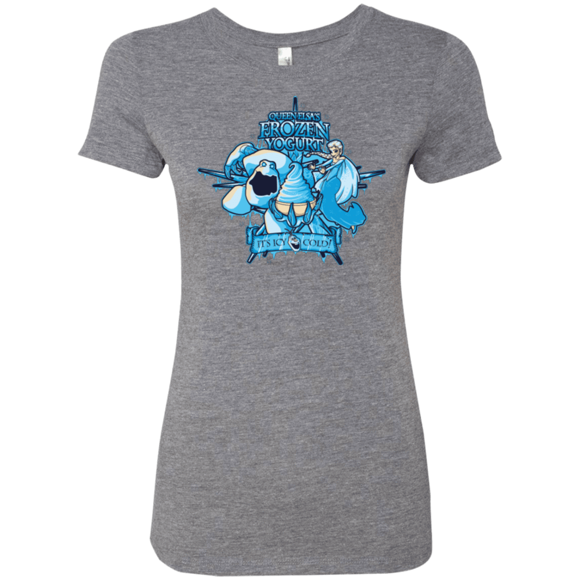 T-Shirts Premium Heather / Small FROZEN YOGURT Women's Triblend T-Shirt