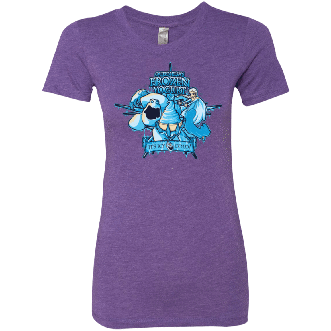 T-Shirts Purple Rush / Small FROZEN YOGURT Women's Triblend T-Shirt