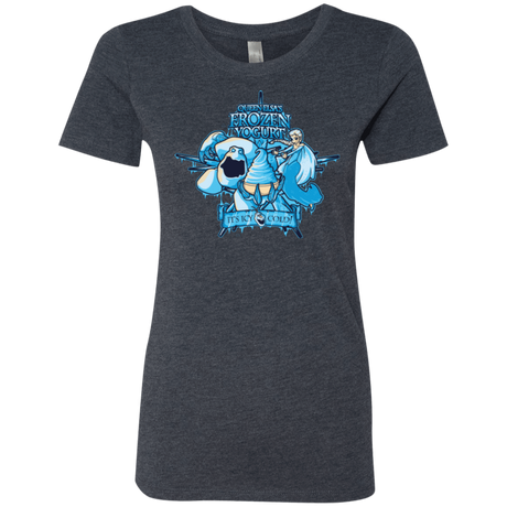 T-Shirts Vintage Navy / Small FROZEN YOGURT Women's Triblend T-Shirt