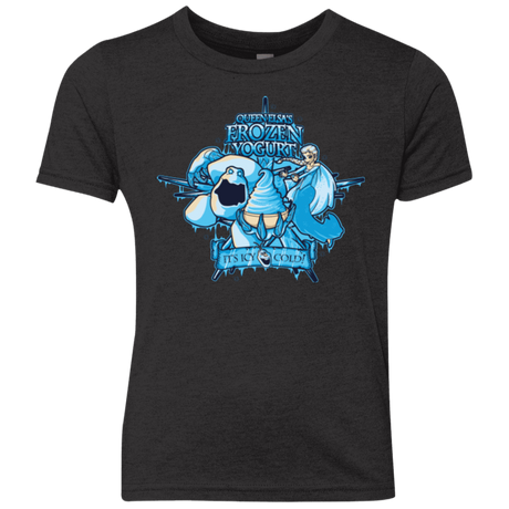 T-Shirts Vintage Black / YXS FROZEN YOGURT Youth Triblend T-Shirt