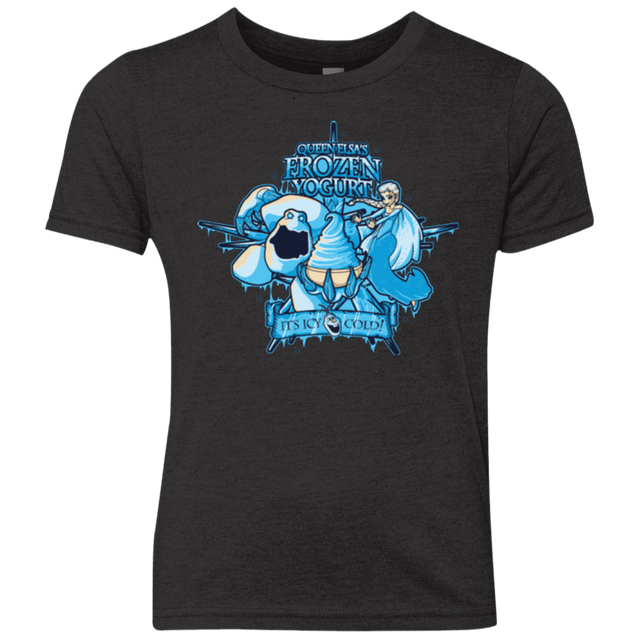 T-Shirts Vintage Black / YXS FROZEN YOGURT Youth Triblend T-Shirt