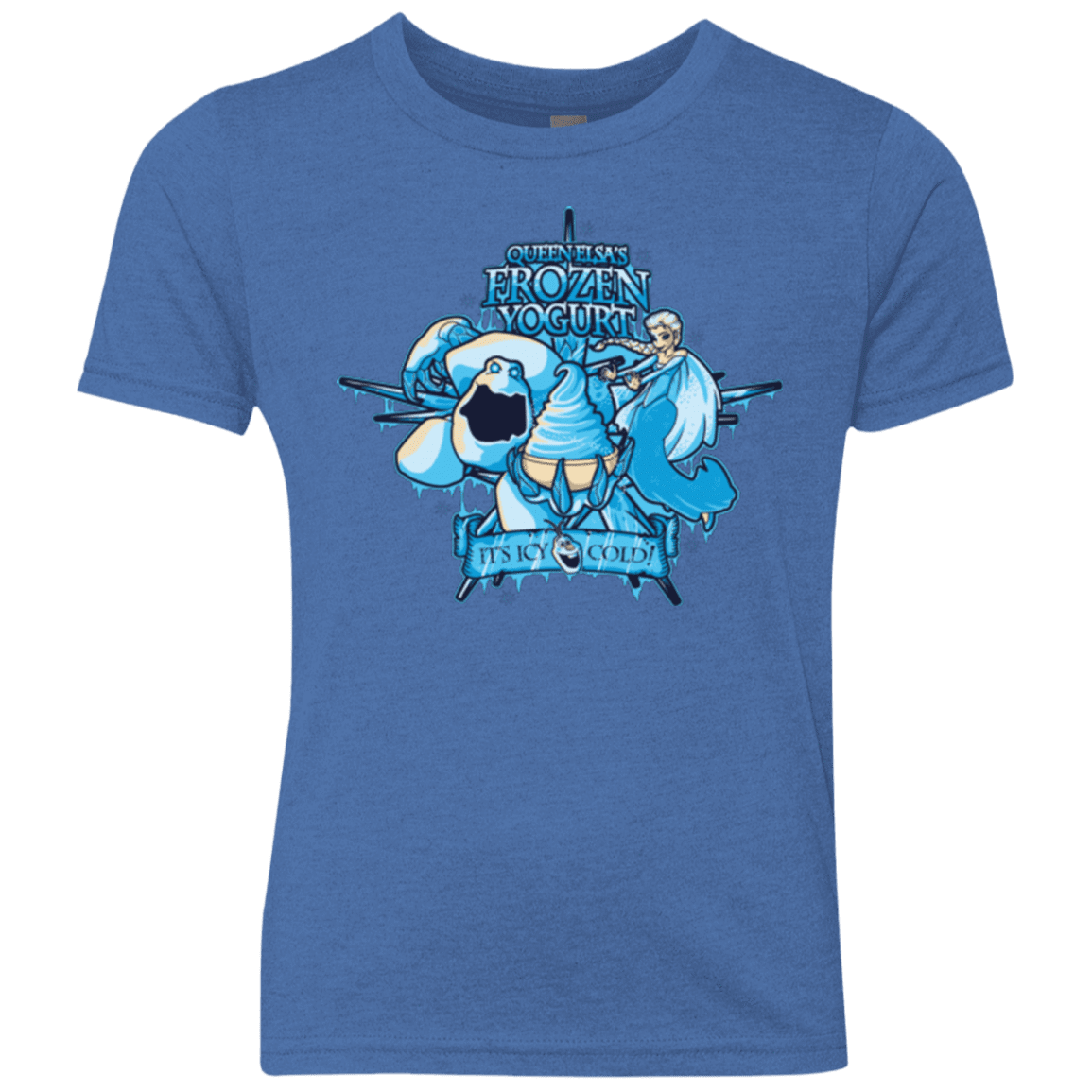T-Shirts Vintage Royal / YXS FROZEN YOGURT Youth Triblend T-Shirt