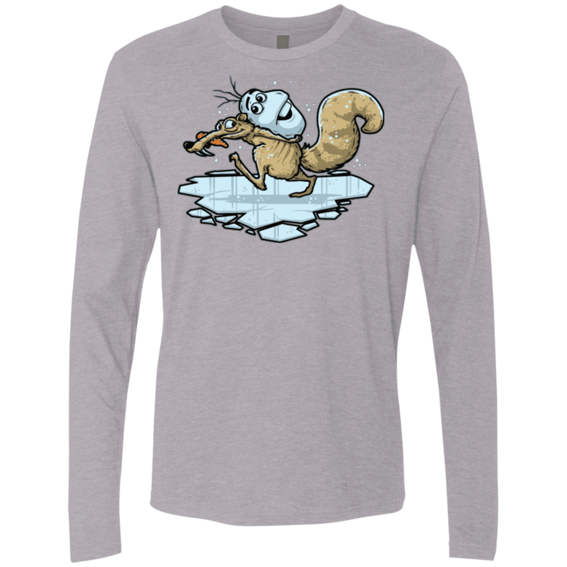 T-Shirts Heather Grey / Small FROZENAGE Men's Premium Long Sleeve