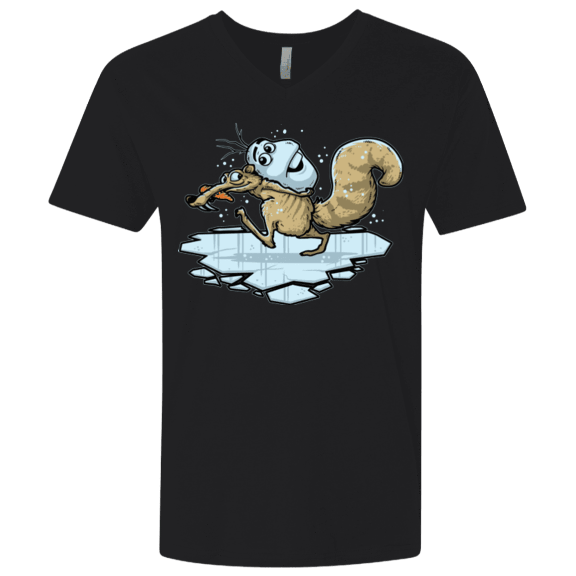 T-Shirts Black / X-Small FROZENAGE Men's Premium V-Neck