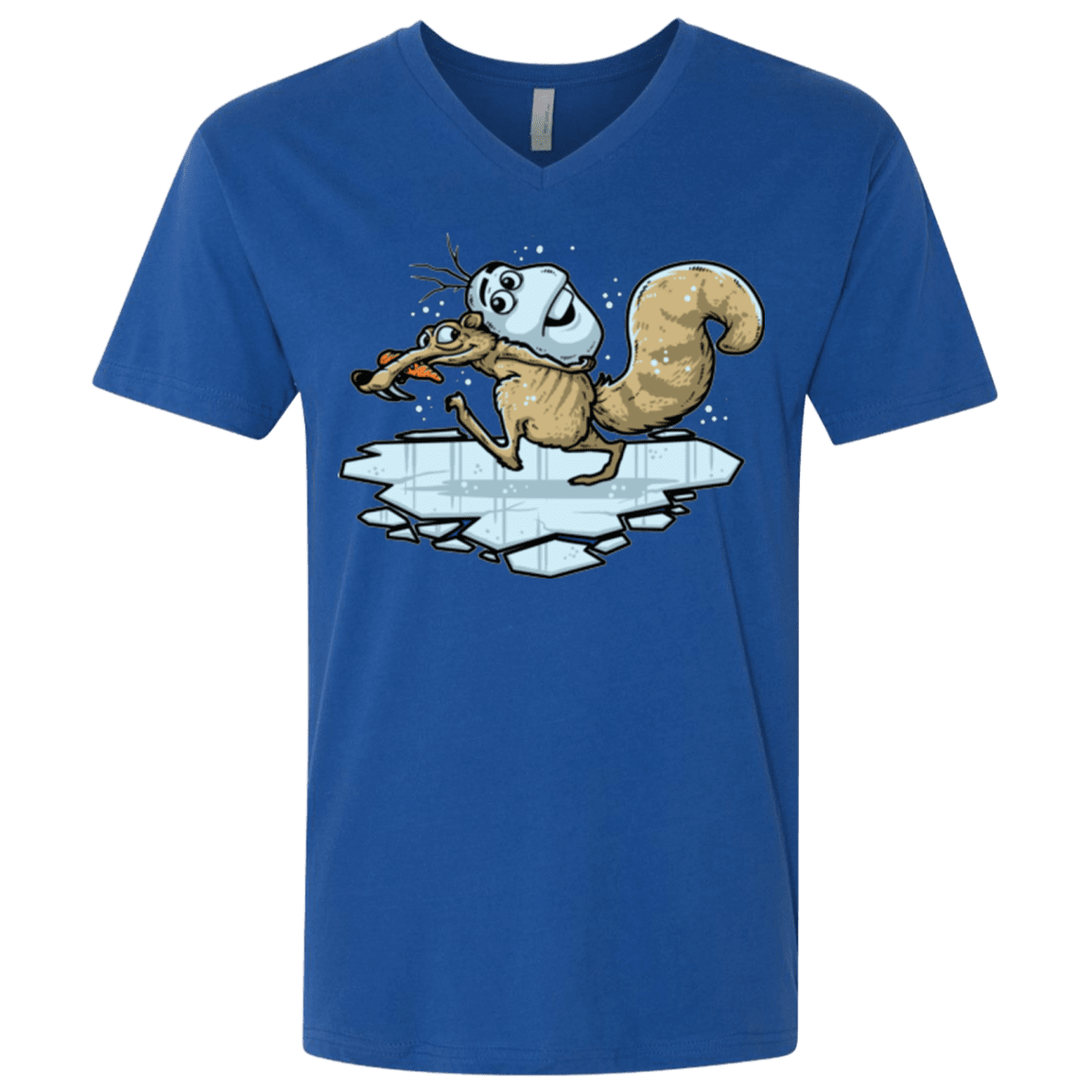 T-Shirts Royal / X-Small FROZENAGE Men's Premium V-Neck