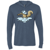 T-Shirts Indigo / X-Small FROZENAGE Triblend Long Sleeve Hoodie Tee