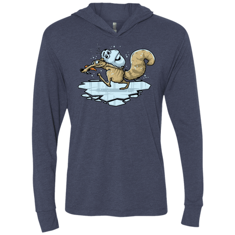 T-Shirts Vintage Navy / X-Small FROZENAGE Triblend Long Sleeve Hoodie Tee