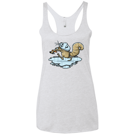 T-Shirts Heather White / X-Small FROZENAGE Women's Triblend Racerback Tank