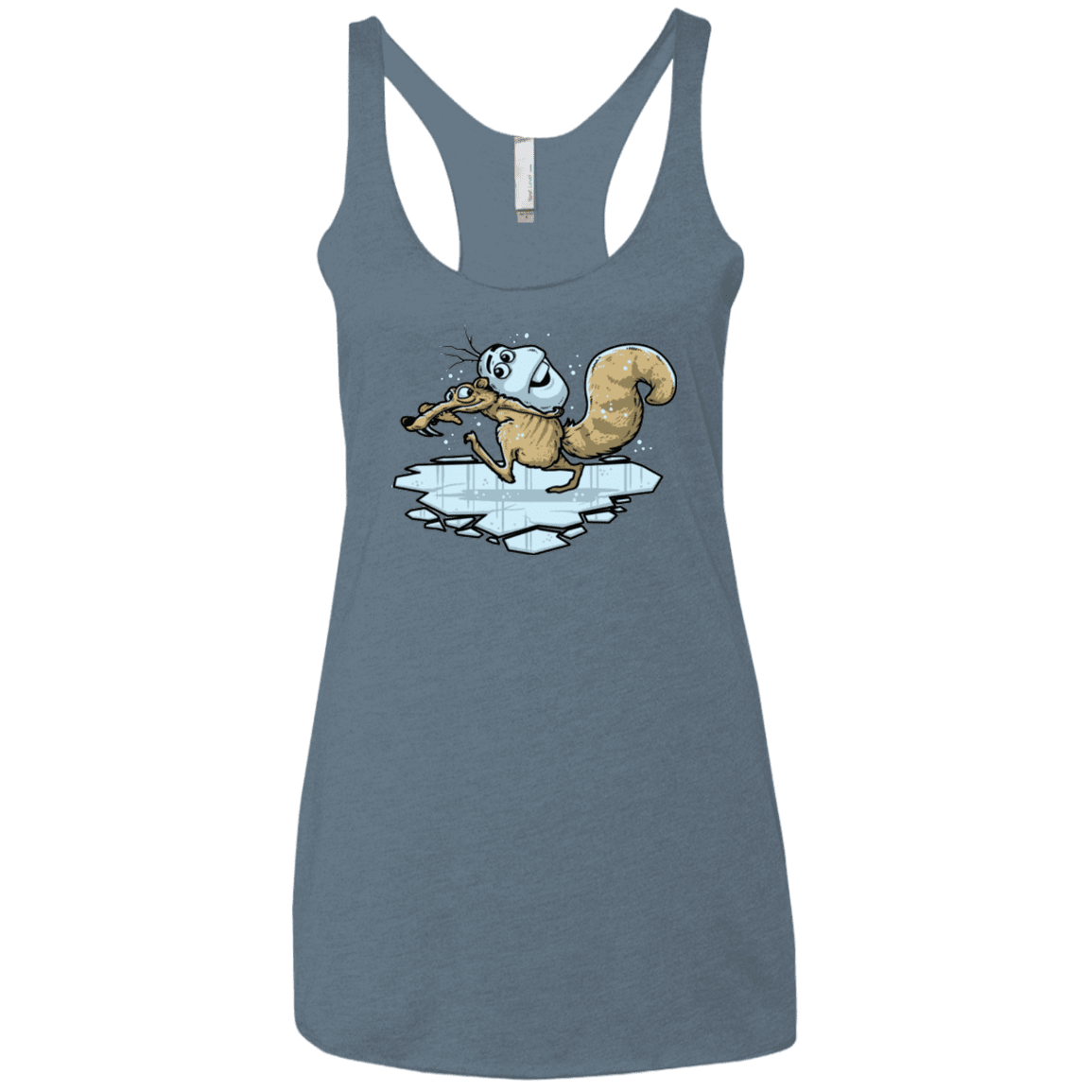 T-Shirts Indigo / X-Small FROZENAGE Women's Triblend Racerback Tank