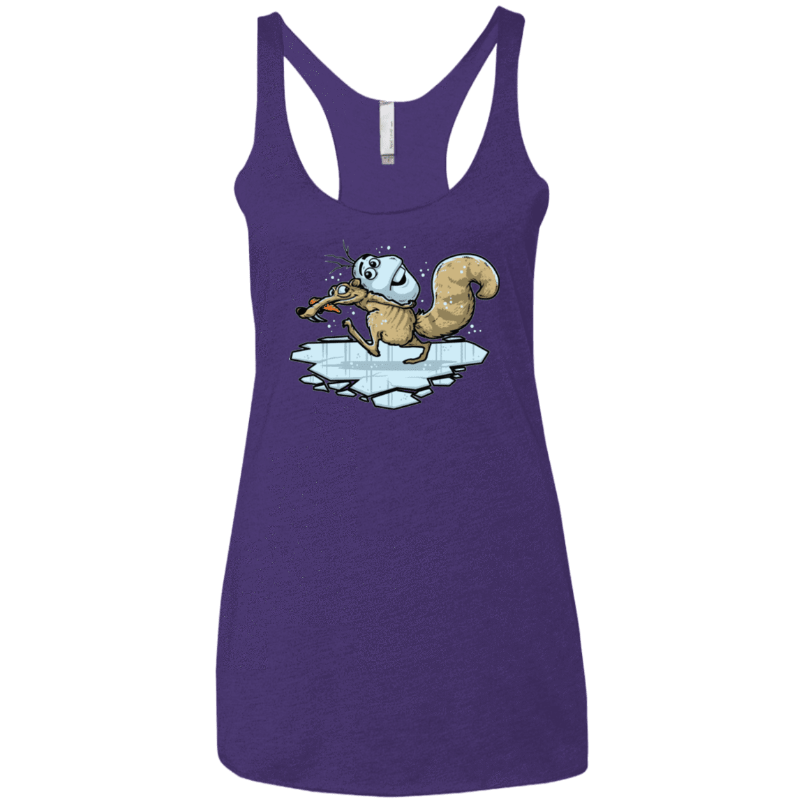 T-Shirts Purple / X-Small FROZENAGE Women's Triblend Racerback Tank