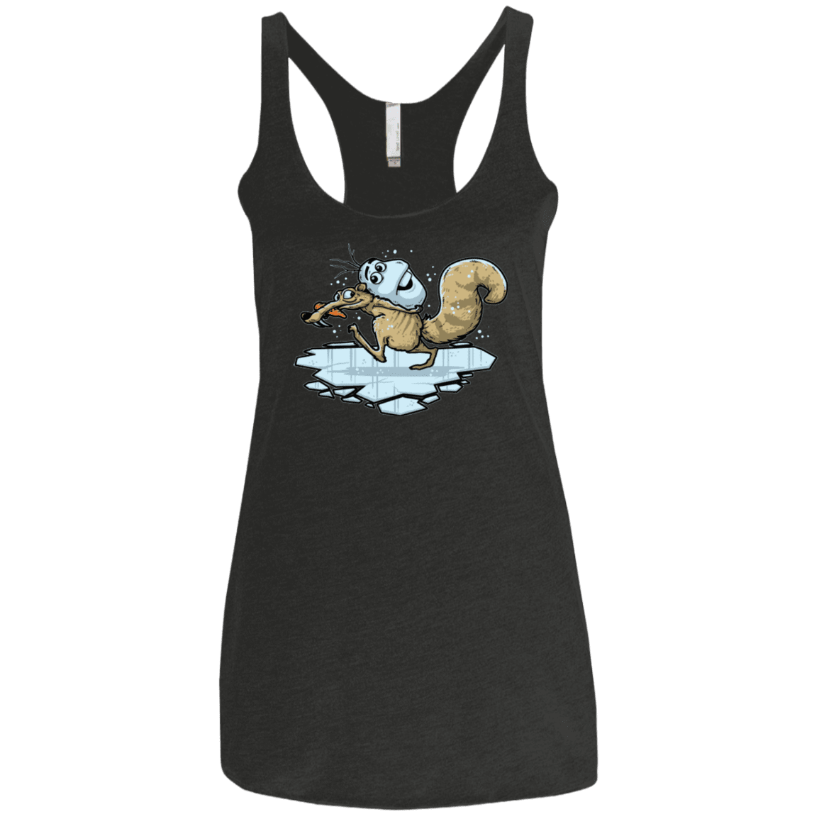 T-Shirts Vintage Black / X-Small FROZENAGE Women's Triblend Racerback Tank