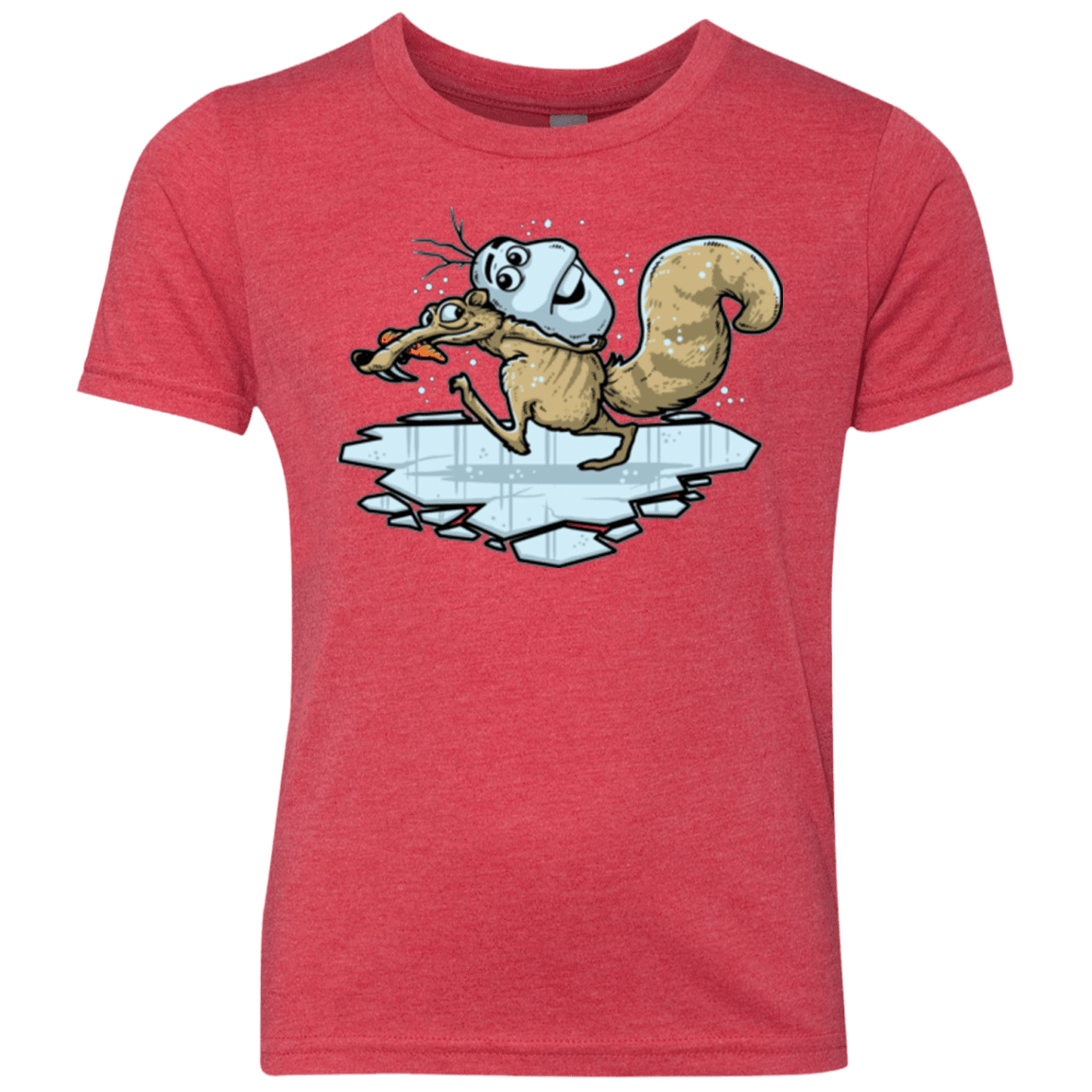 T-Shirts Vintage Red / YXS FROZENAGE Youth Triblend T-Shirt