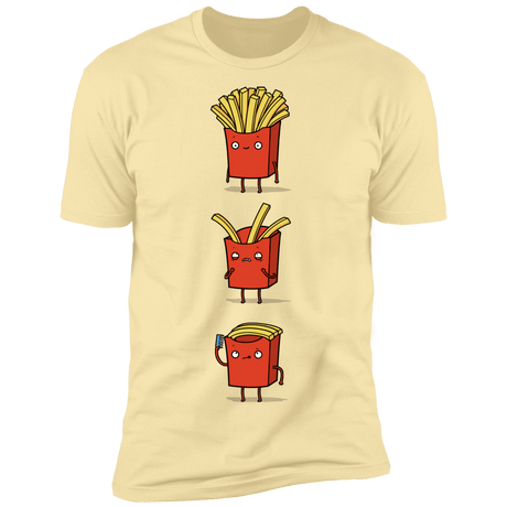 T-Shirts Banana Cream / S Fry Loss Men's Premium T-Shirt