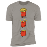 T-Shirts Light Grey / S Fry Loss Men's Premium T-Shirt