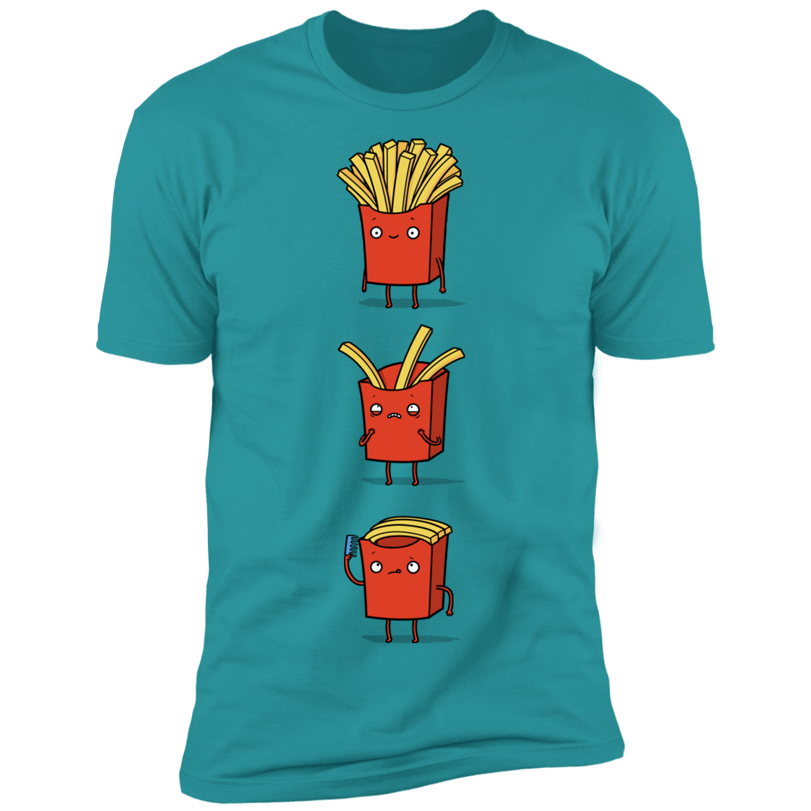 T-Shirts Tahiti Blue / S Fry Loss Men's Premium T-Shirt