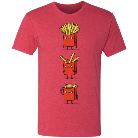 T-Shirts Vintage Red / S Fry Loss Men's Triblend T-Shirt