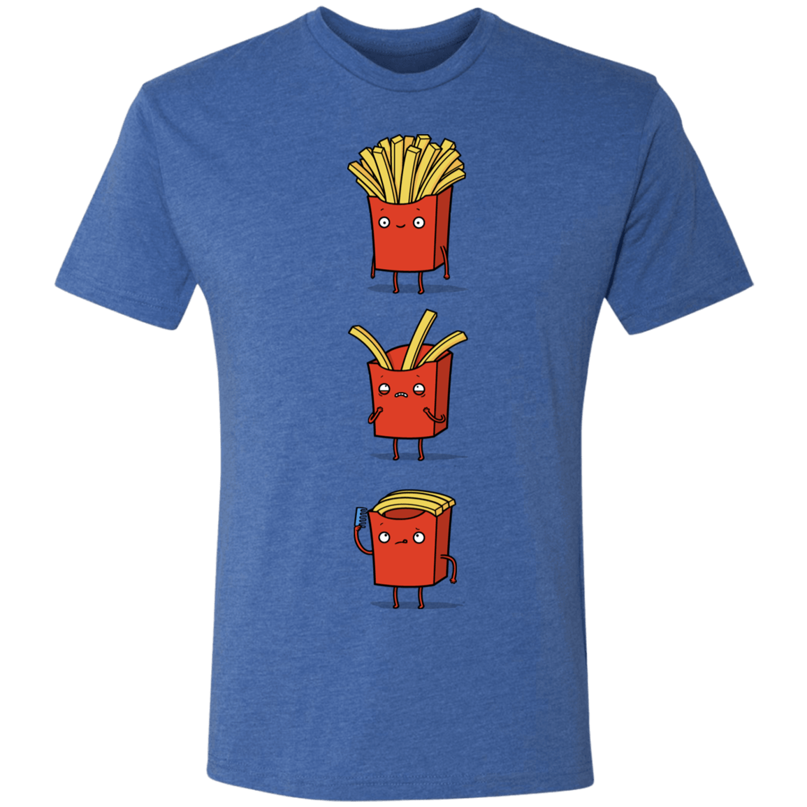 T-Shirts Vintage Royal / S Fry Loss Men's Triblend T-Shirt