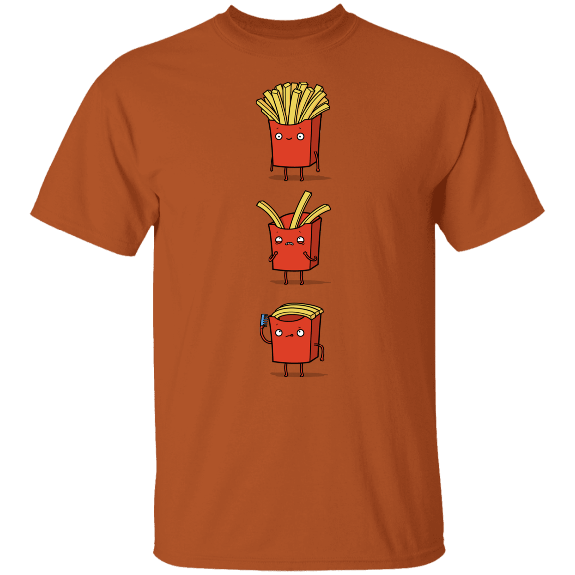 T-Shirts Texas Orange / S Fry Loss T-Shirt