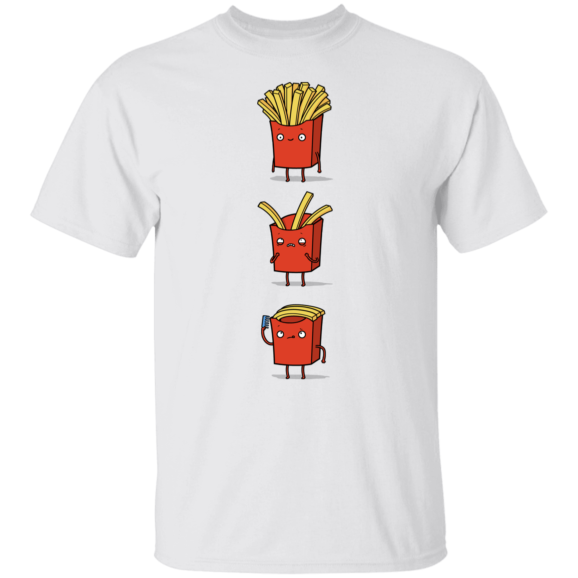 T-Shirts White / S Fry Loss T-Shirt