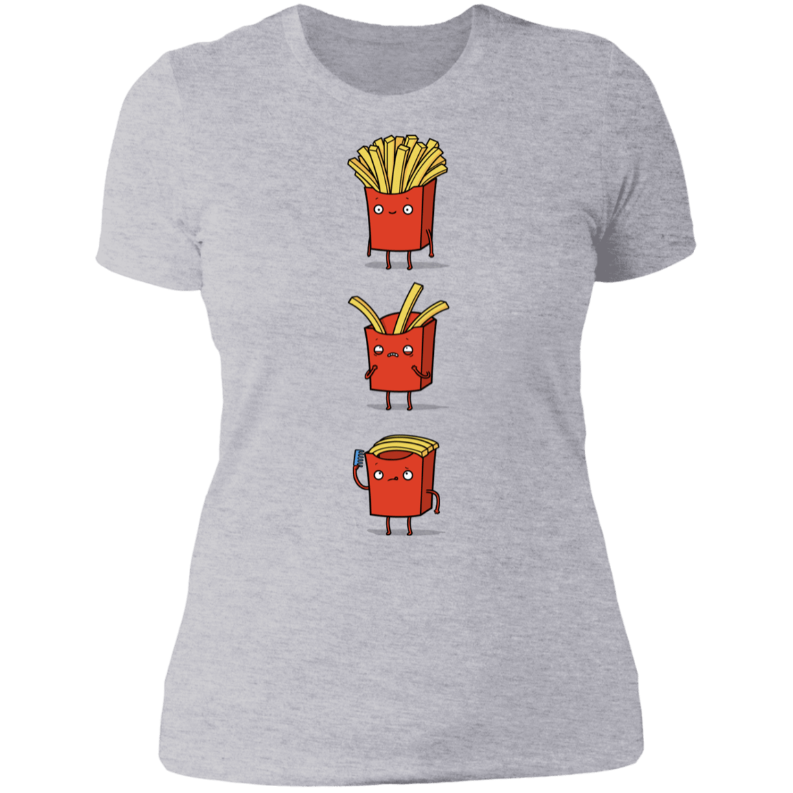T-Shirts Heather Grey / S Fry Loss Women's Premium T-Shirt