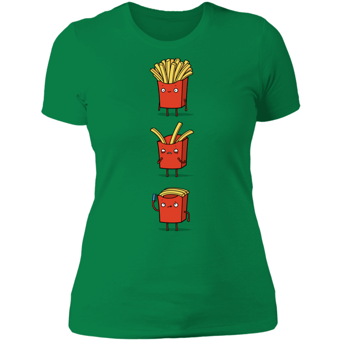 T-Shirts Kelly Green / S Fry Loss Women's Premium T-Shirt