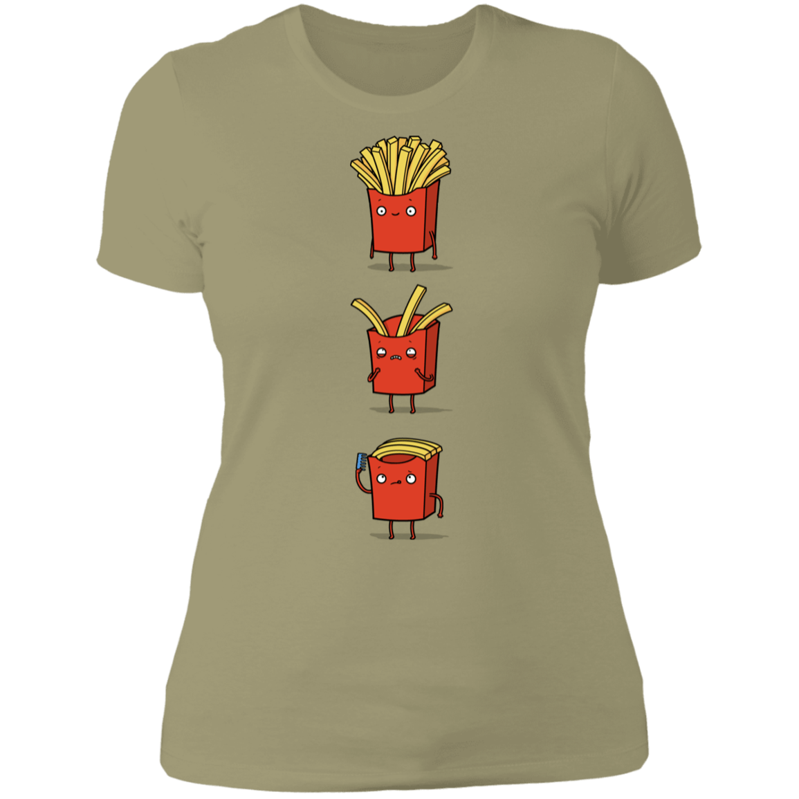 T-Shirts Light Olive / S Fry Loss Women's Premium T-Shirt