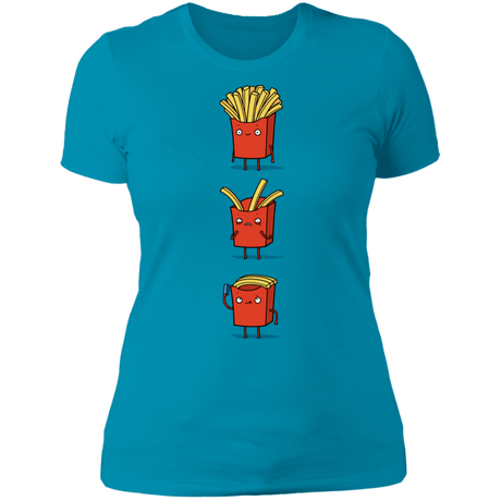 T-Shirts Turquoise / S Fry Loss Women's Premium T-Shirt