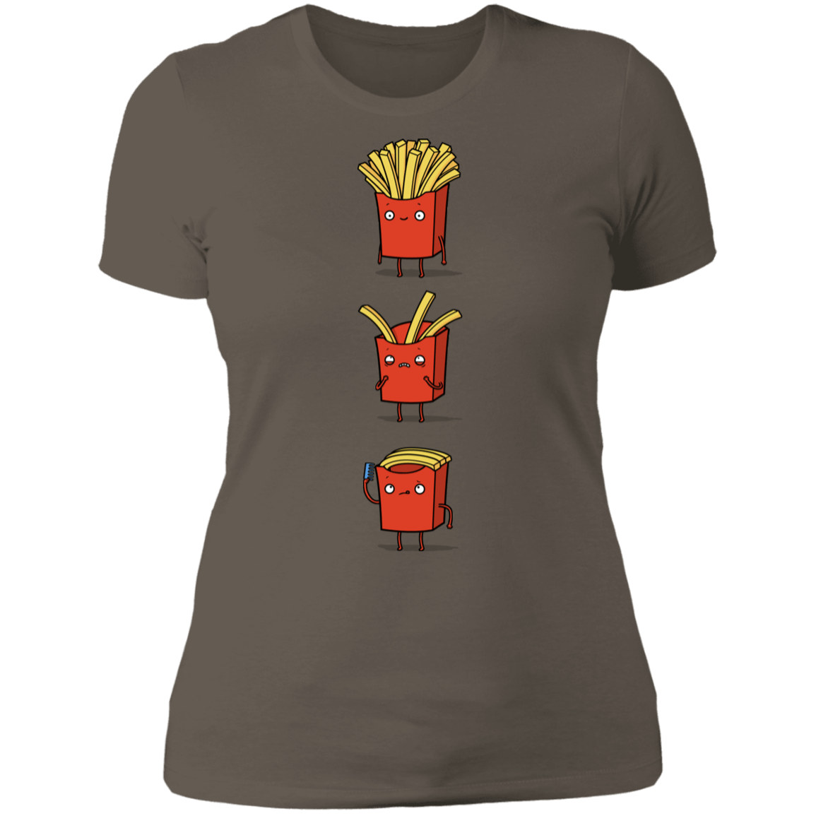 T-Shirts Warm Grey / S Fry Loss Women's Premium T-Shirt