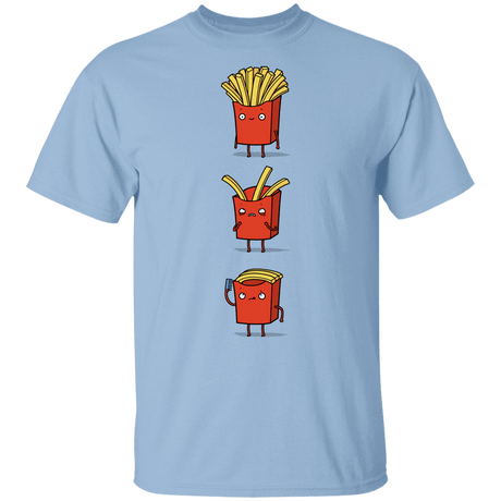 T-Shirts Light Blue / YXS Fry Loss Youth T-Shirt