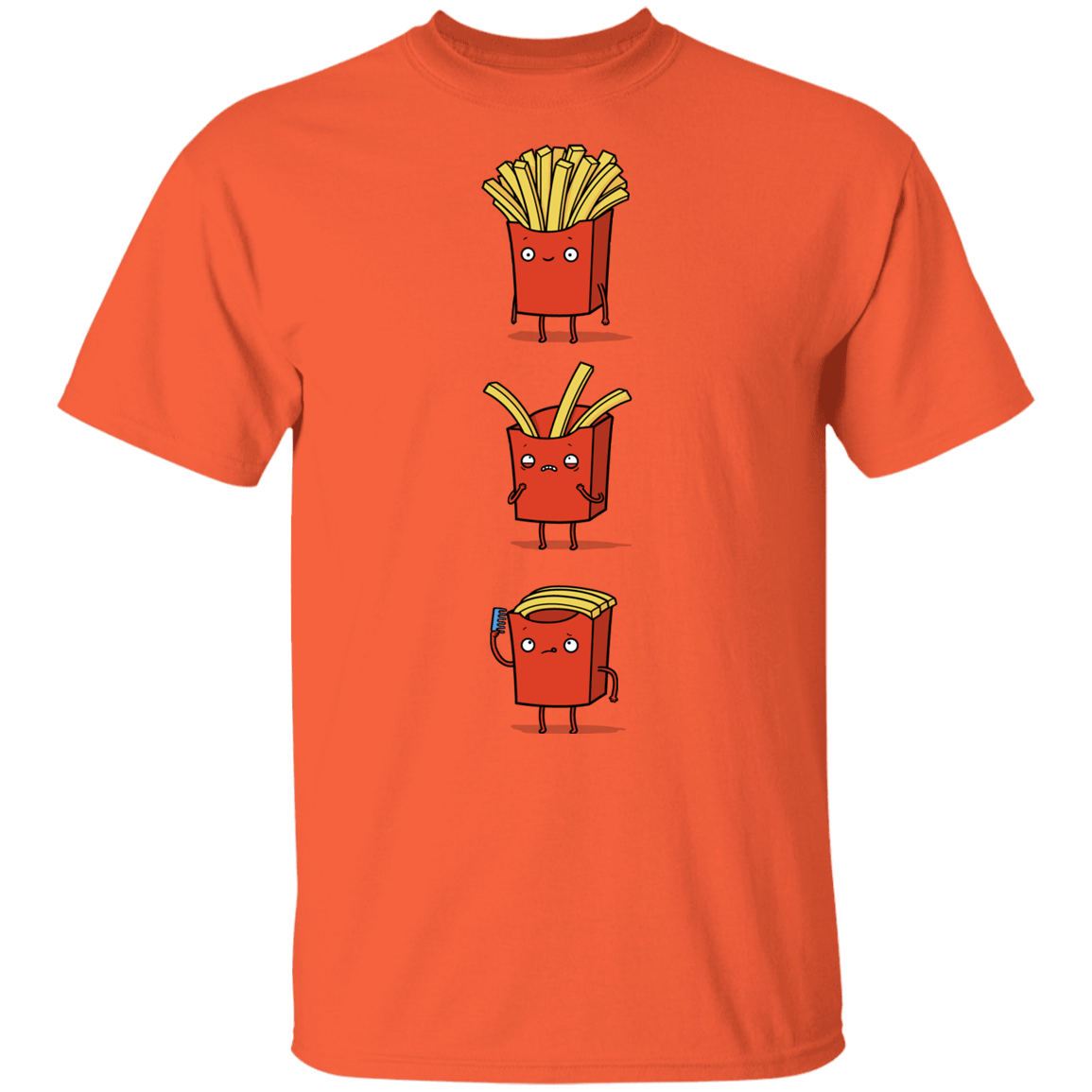 T-Shirts Orange / YXS Fry Loss Youth T-Shirt