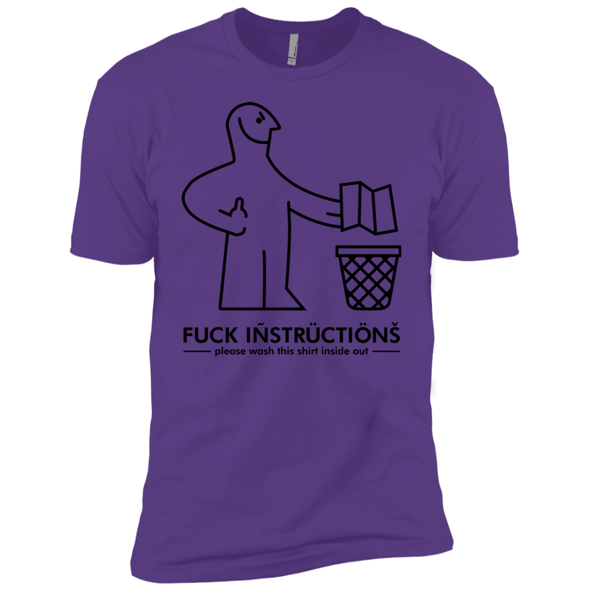 T-Shirts Purple Rush / YXS FuckInstructions Boys Premium T-Shirt