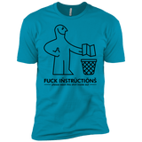 T-Shirts Turquoise / YXS FuckInstructions Boys Premium T-Shirt