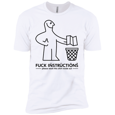 T-Shirts White / YXS FuckInstructions Boys Premium T-Shirt