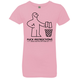 T-Shirts Light Pink / YXS FuckInstructions Girls Premium T-Shirt