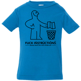 T-Shirts Cobalt / 6 Months FuckInstructions Infant Premium T-Shirt