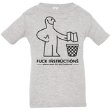 T-Shirts Heather Grey / 6 Months FuckInstructions Infant Premium T-Shirt