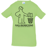 T-Shirts Key Lime / 6 Months FuckInstructions Infant Premium T-Shirt